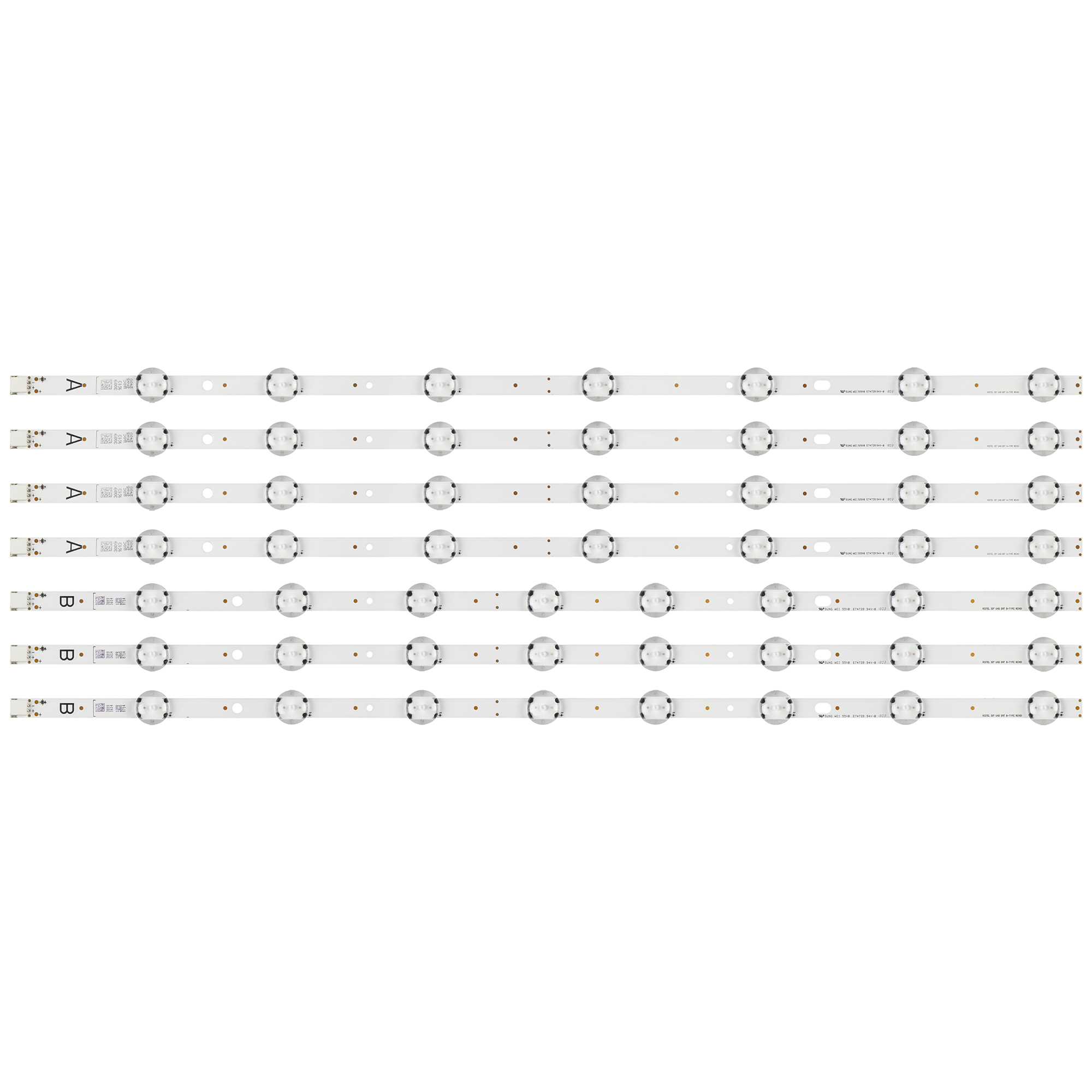 VESTEL 55"UHD DRT A/B-Type REV01 SVV550AK7-UHD-7LED LED STRIP set